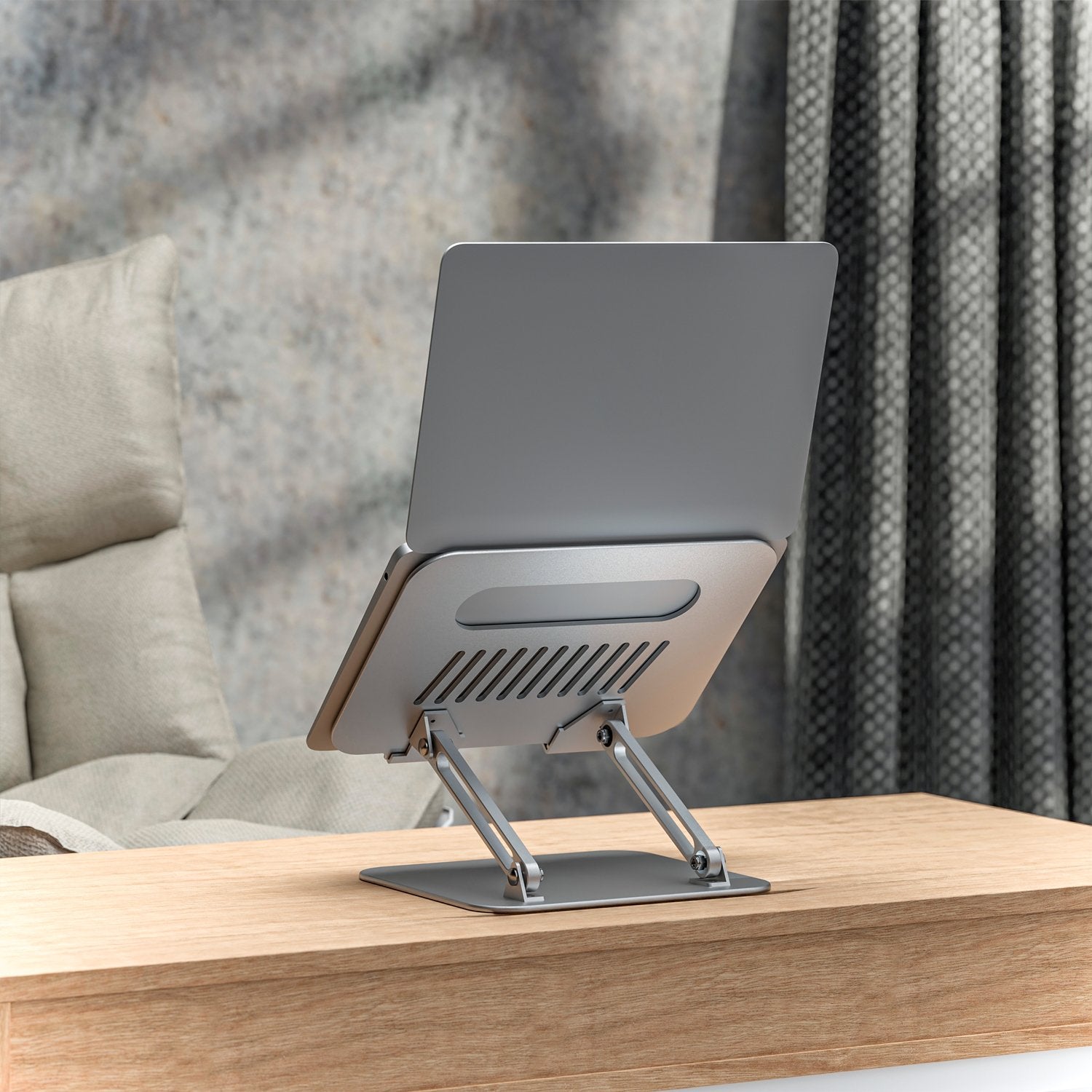 Aisens Soporte De Sobremesa Xl 10-17 Ajustable Para Portatil / Tablet - Plata