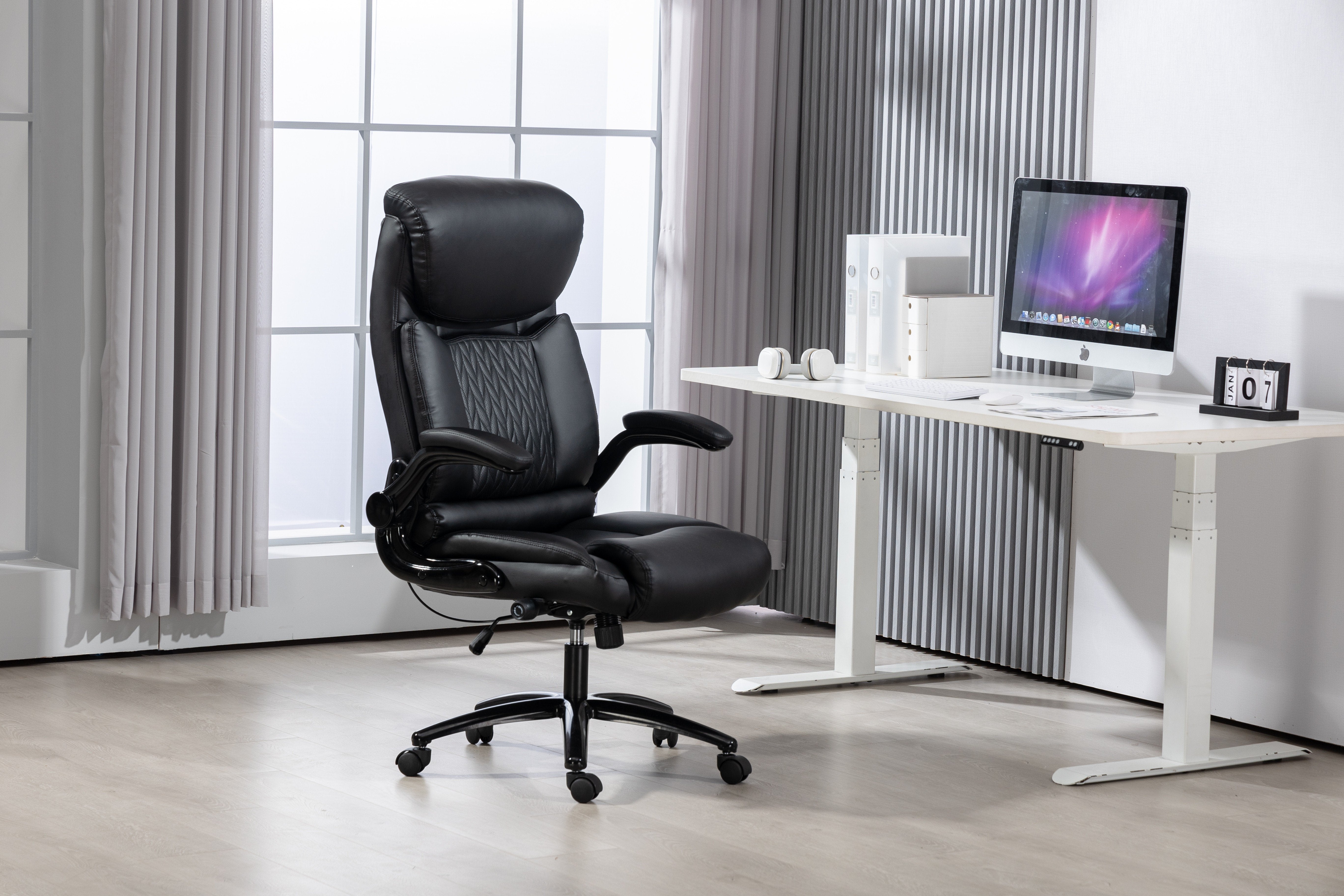 EAN 5901443391555 - Activejet YK7406-1 BK silla de oficina y de ordenador Asiento acolchado Respaldo acolchado imagen 21