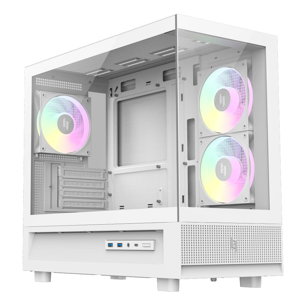 Caja Pc Gamemax Nex C31 Wh Matx Btf