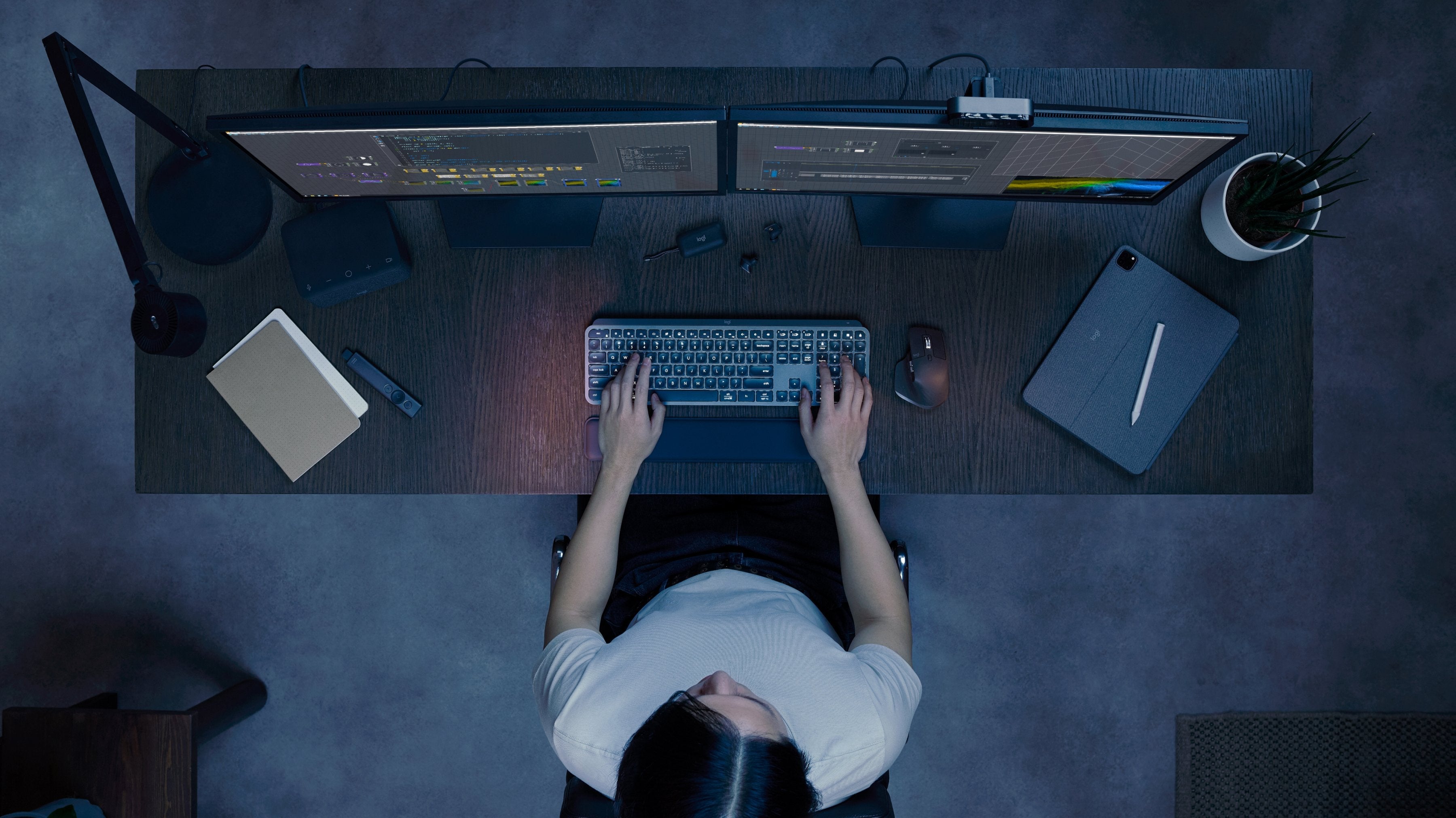 EAN 5099206112360 - Logitech 920-011606 teclado Ratón incluido Oficina RF Wireless + Bluetooth QWERTZ Alemán Grafito imagen 6