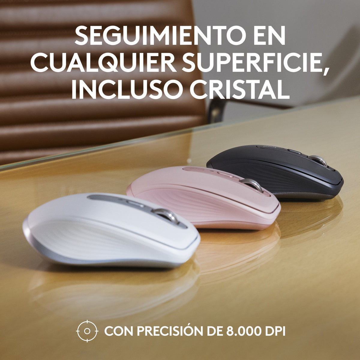 EAN 5099206111745 - Logitech MX Anywhere 3S ratón Oficina Mano derecha RF Wireless + Bluetooth Laser 8000 DPI imagen 11