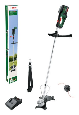 Bosch Desbrozadora A Batería Advanced Brushcut 36v-23-750, 36volt Verde/Negro, Batería Li-Ion 2.0ah, Power For All 06008c1k03