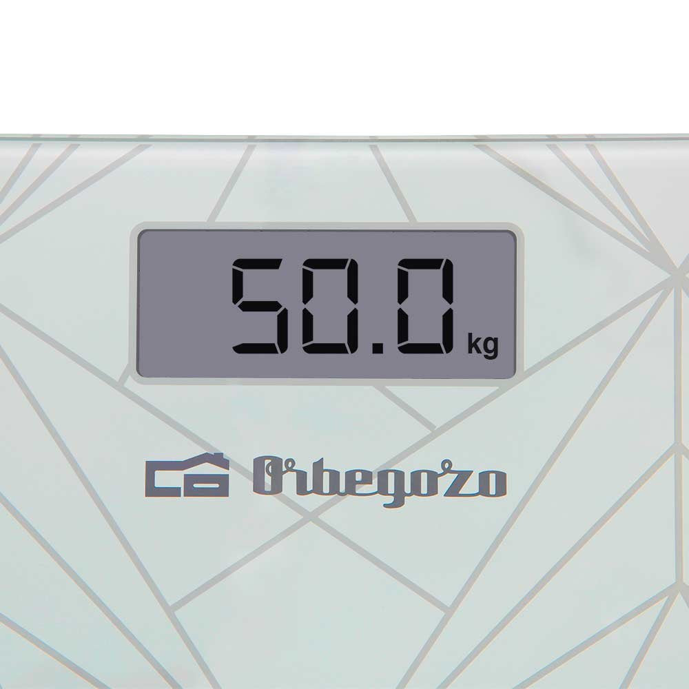 Báscula De Baño Orbegozo Pb-2218 Hasta 180kg Blanca