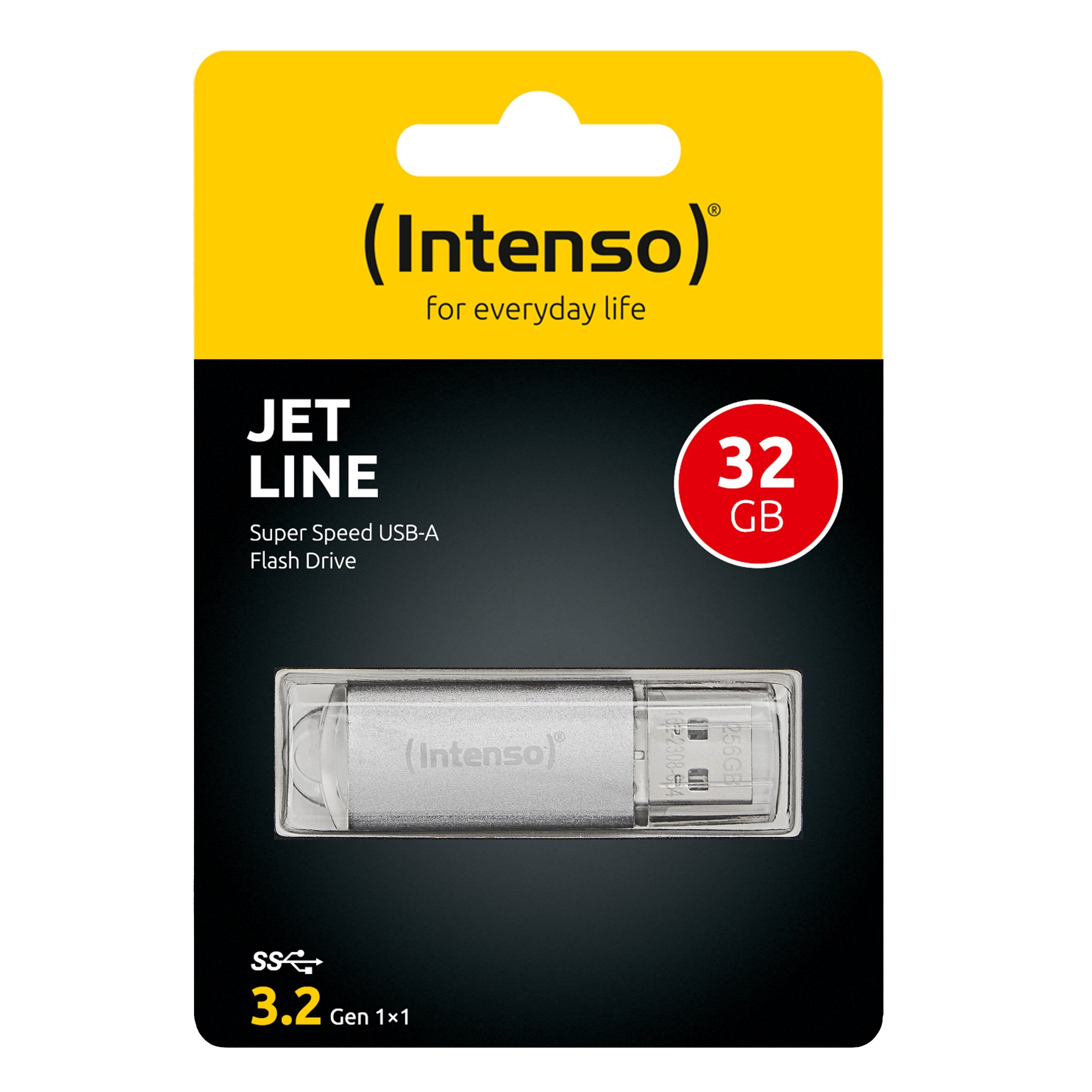 EAN 4034303033409 - Intenso MEMORY DRIVE FLASH USB3.2 32GB/3541480 unidad flash USB USB tipo A 3.2 Gen 1 (3.1 Gen 1) Plata imagen 1