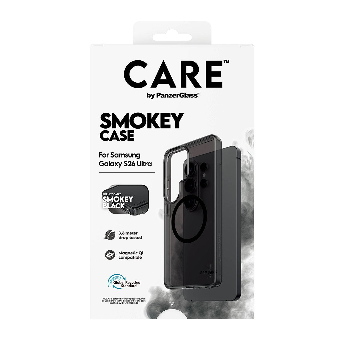 Panzerglass Care Urban Explorer Case Smokey Negro Qi Samsung Galaxy S26 Ultra