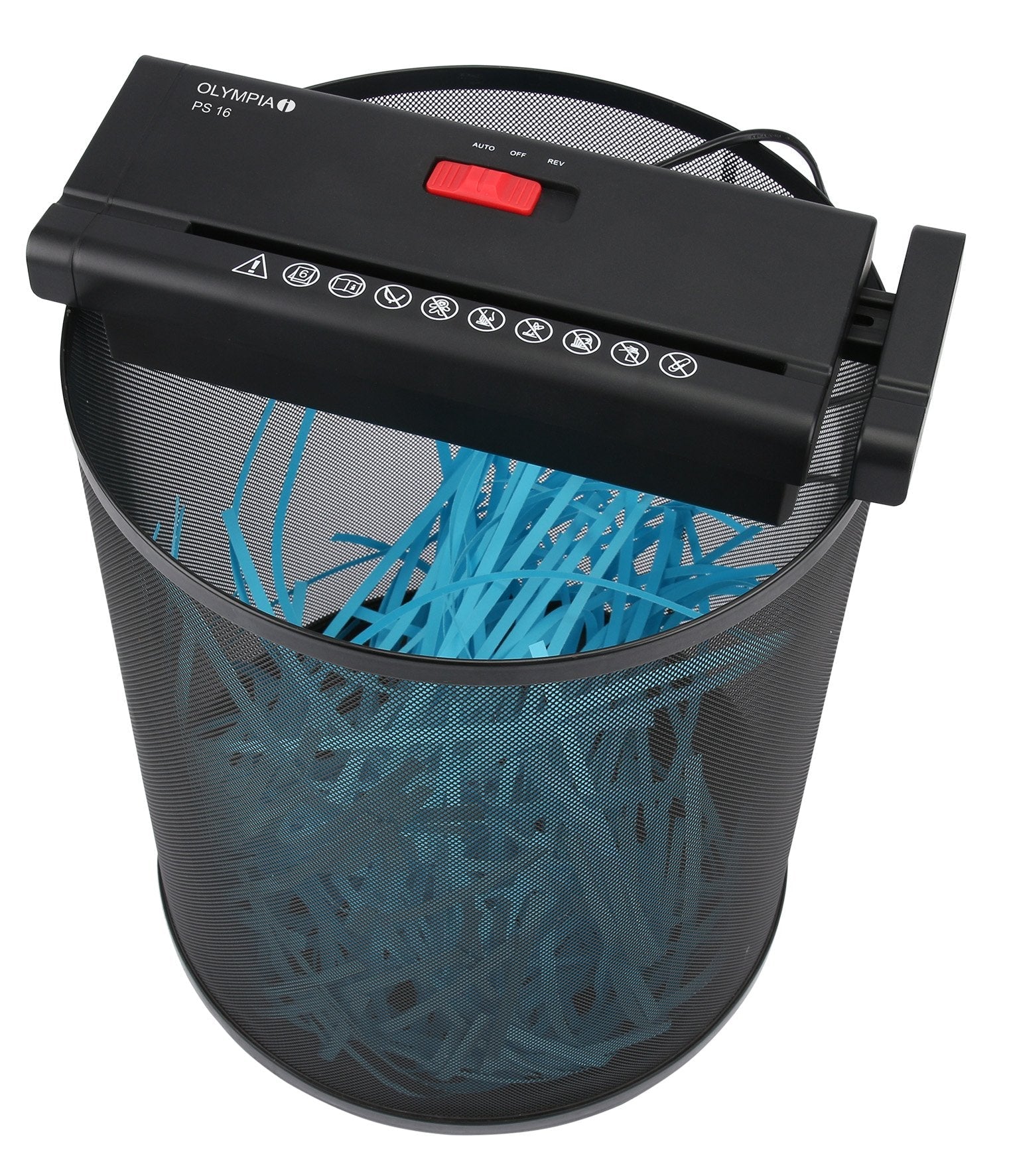 Olympia 2704 Triturador De Papel Corte En Tiras 34 Cm Negro