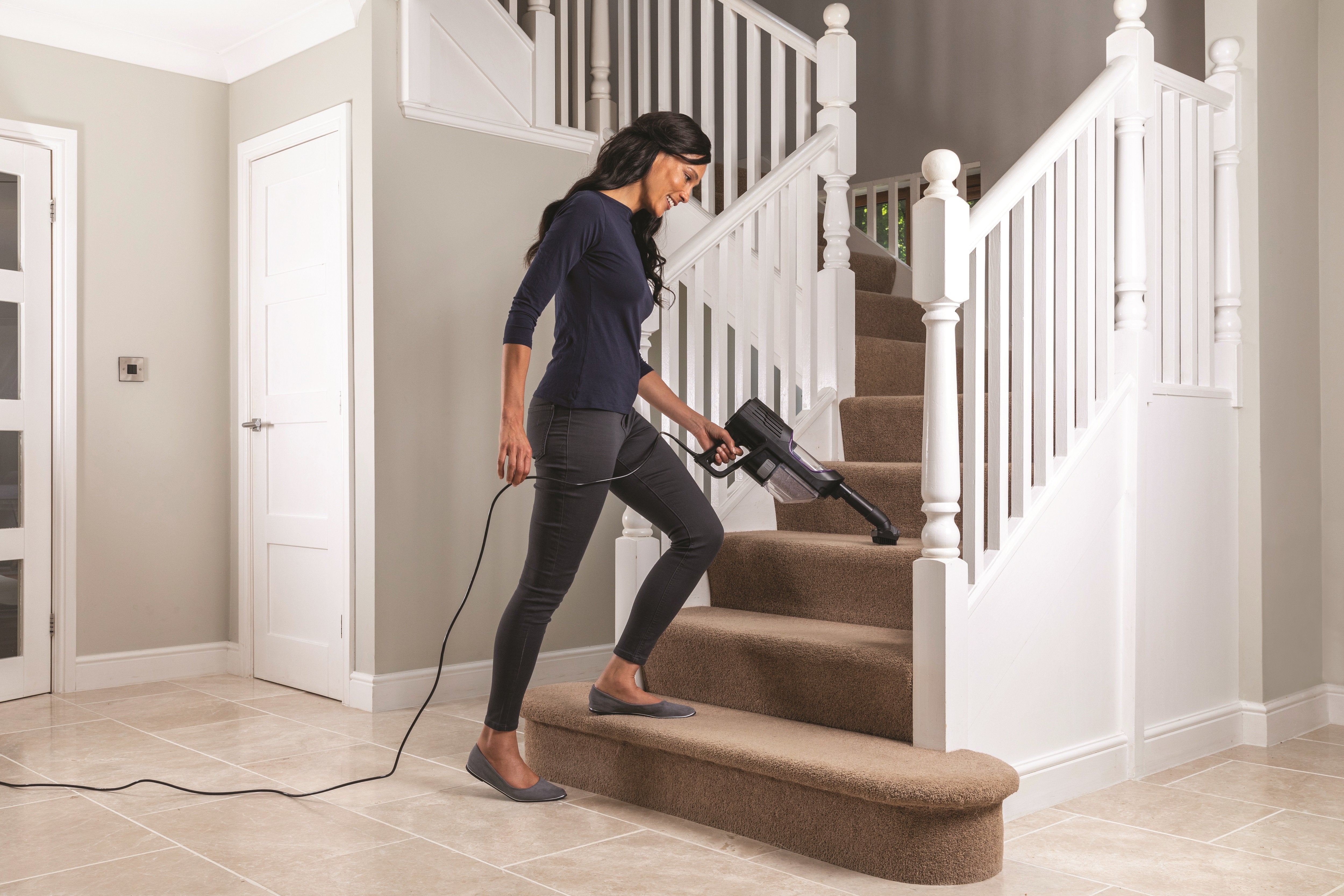 Shark Hz500eu Aspirador Broom Bagless 0.4 L 450 W Black, Purple