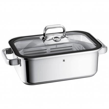 EAN 4000530678553 - WMF 1741026040 fuente de asado 3,5 L Vidrio, Silicona, Acero inoxidable imagen 1