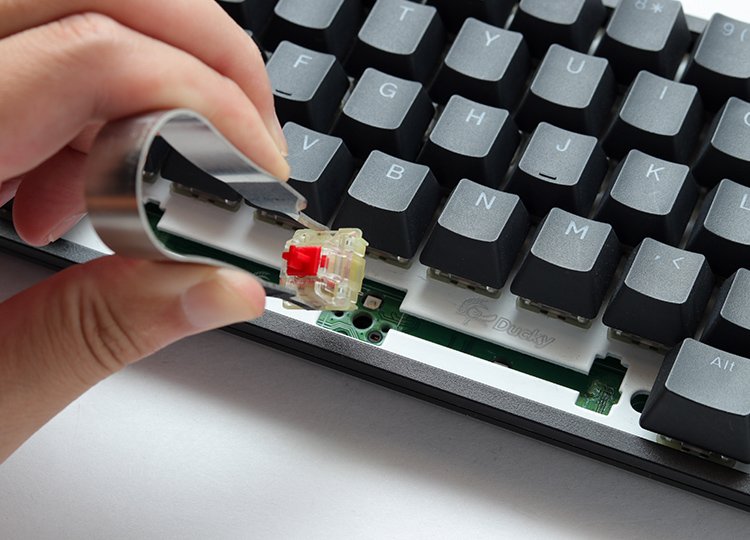 Ducky One 3 Yellow Gaming Tastatur Rgb Led - Mx-Clear Us Teclado Usb Inglés De Ee. Uu. Amarillo