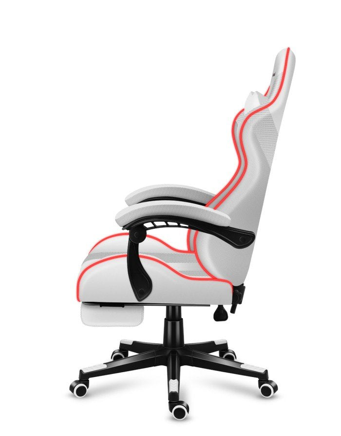 EAN 5903796011937 - Huzaro FORCE 4.7 Silla para videojuegos de PC Asiento (de seguridad) de butaca Blanco imagen 4