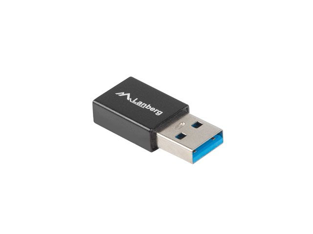 Lanberg Adaptador Usb 3.1 A Usb Tipo-C M/H Negro Ad-Uc-Ua-01