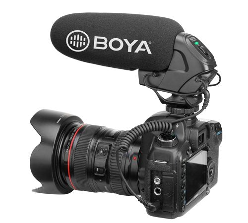 Micrófono Boya By-Bm3030 De Condensador Supercardioide Para Cámara