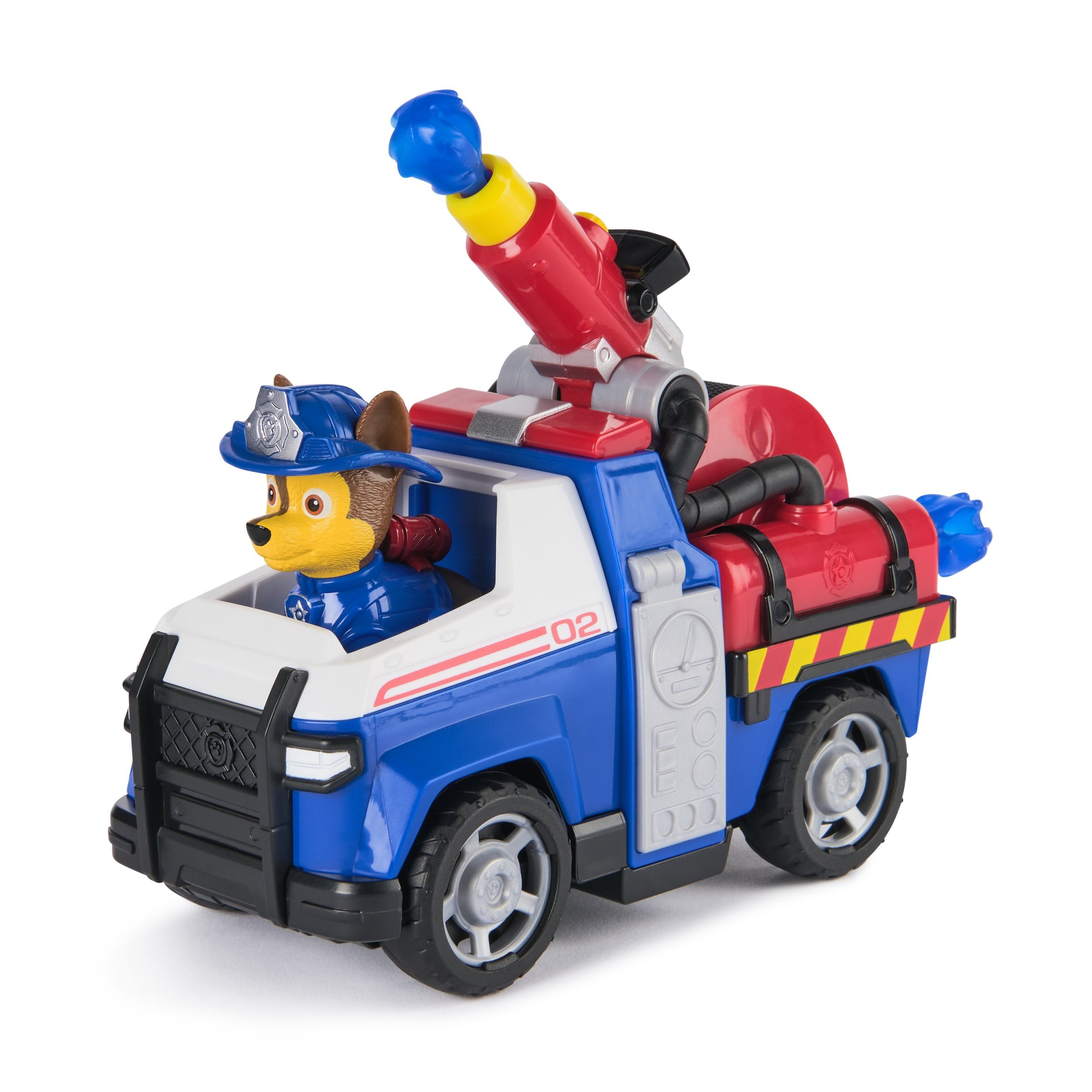 Spinmaster Paw Patrol Fire Rescue - Chases Rettungsfahrzeug (Mit Geschoss-Abwurf Und Chase Spielfigur) 6072641