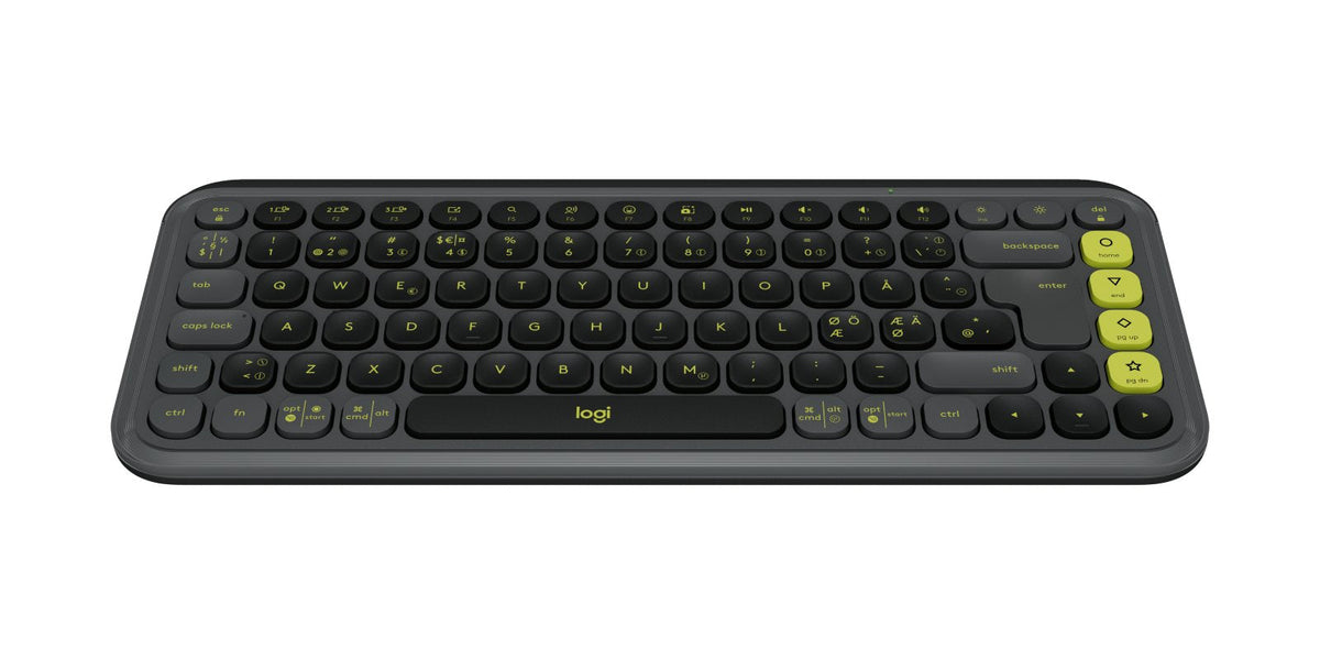 Logitech Pop Icon Keys - Teclado - Inalámbrico - Bluetooth Le - Qwerty - Nórdico (Danés/Finés/Noruego/Sueco)