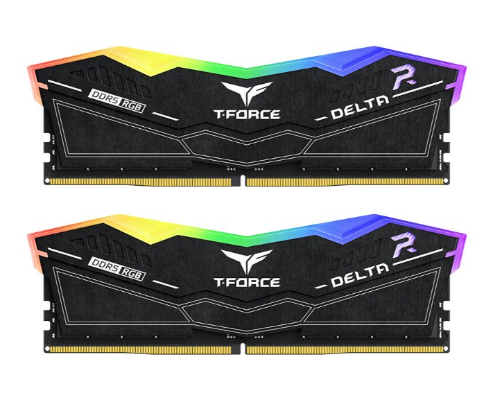 Memoria Kit Ddr5 16gb (2x8gb) Pc5-48000 6000mhz Teamgroup Delta Rgb Negro Cl38