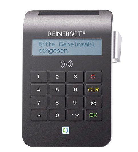 Reiner Sct Cyberjack Rfid Komfort Lector De Tarjeta Inteligente Negro Usb 2.0