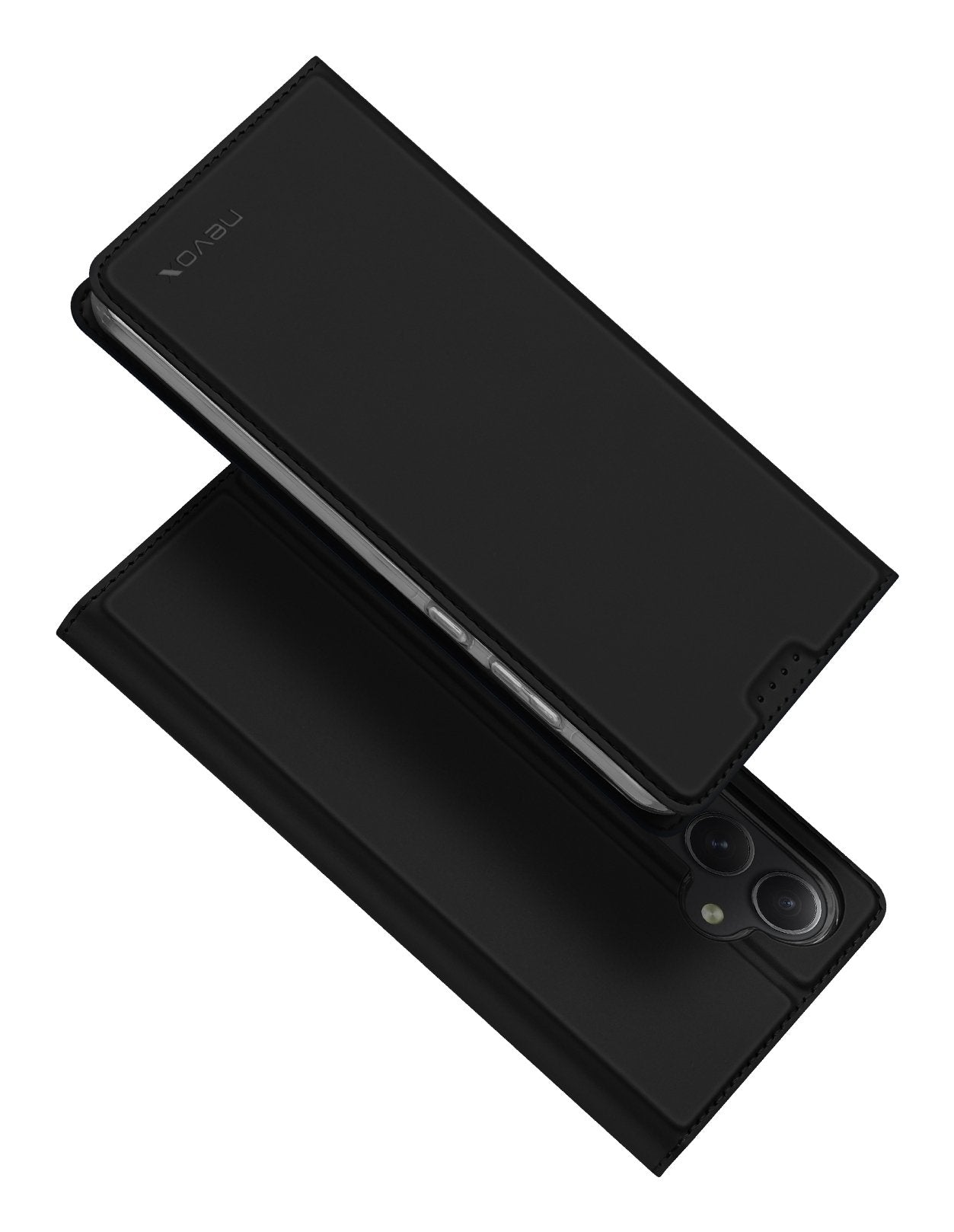 EAN 4250686414875 - nevox 2487 funda para teléfono móvil 17 cm (6.7") Folio Negro imagen 4