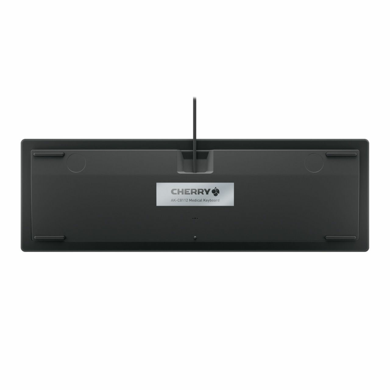 EAN 7061111384628 - CHERRY AK-C8112 teclado Médico USB QWERTZ Alemán Negro, Blanco imagen 5