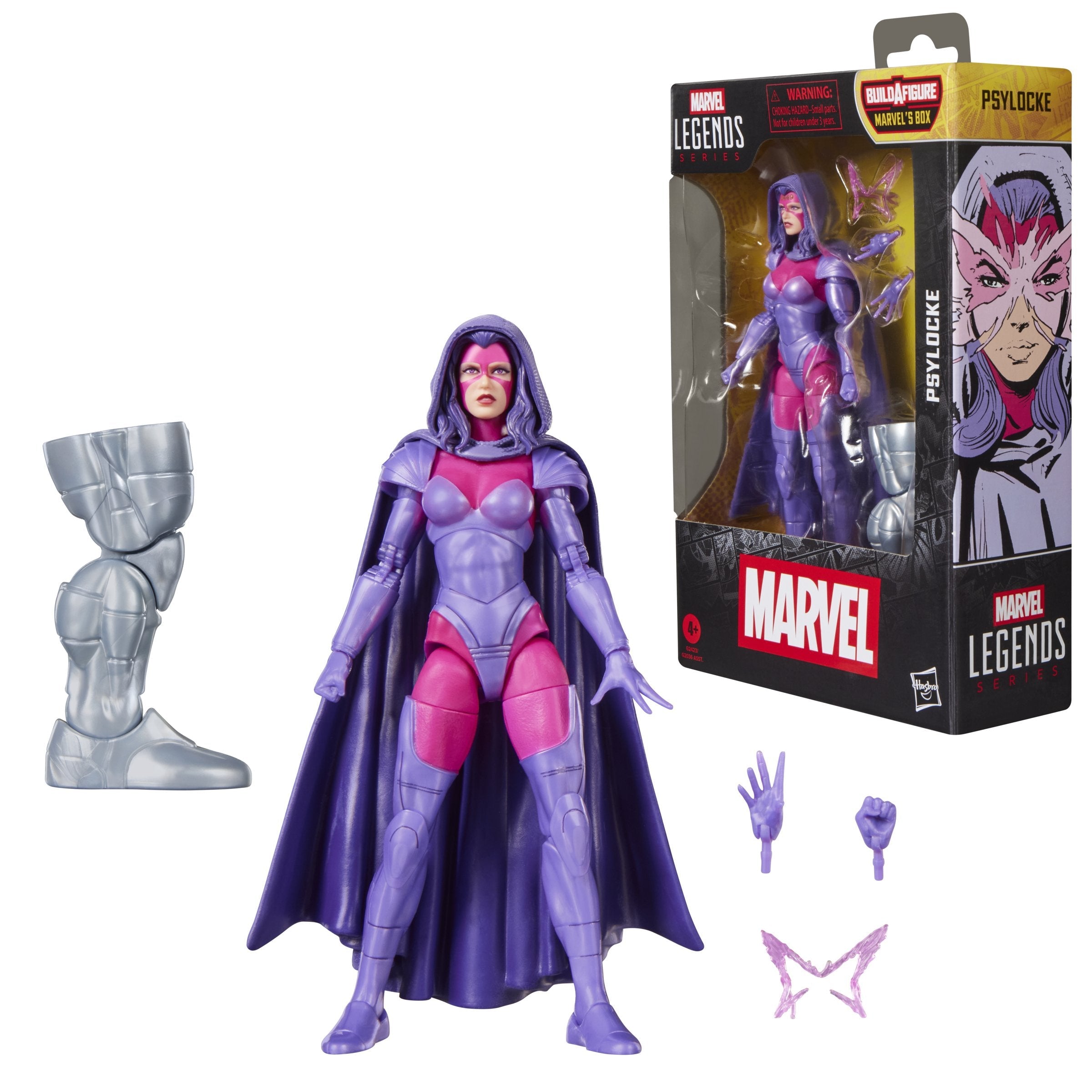 Figura Hasbro Marvel Legends Series Build A Figure Marvel'S Box Psylocke