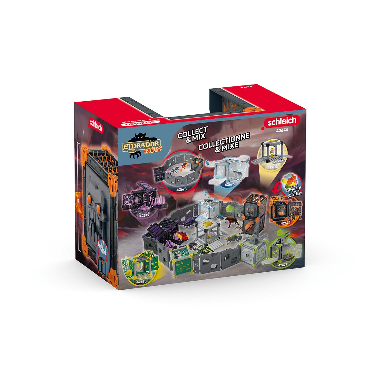 Schleich Eldrador Creatures Battlecave Lava Hyena, Figura De Juguete 42674