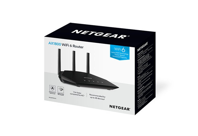 EAN 0606449151305 - NETGEAR Nighthawk 4-Stream AX1800 WiFi 6 Router (RAX10) router inalámbrico Gigabit Ethernet Doble banda ( imagen 5