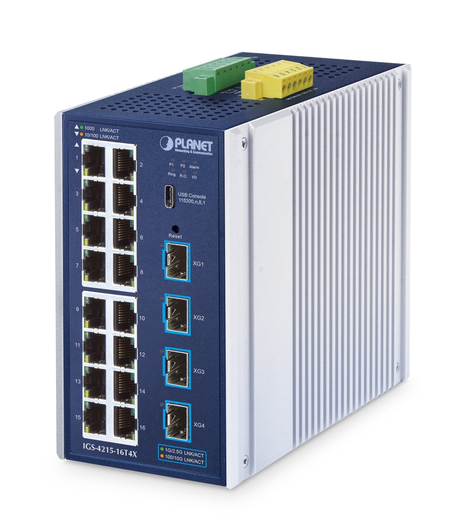 Planet Indumrial L2 L4 16-Port Managed Switch Igs-4215-16t4