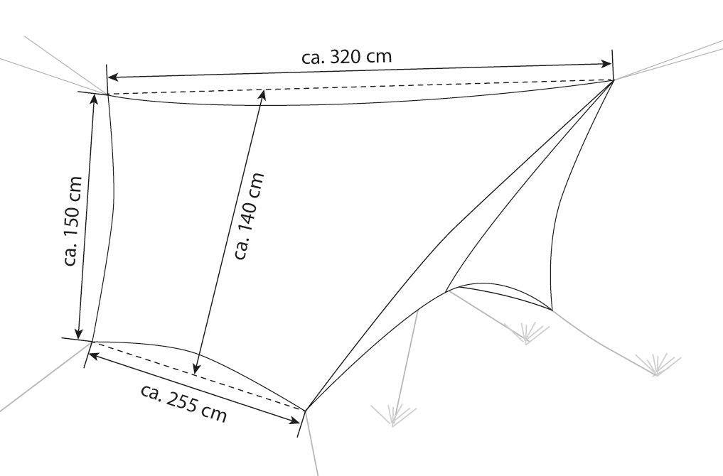 Amazonas Adventure Wing Tarp, Vela Solar (Marrón, Funda Impermeable Para Hamacas) Az-3080016