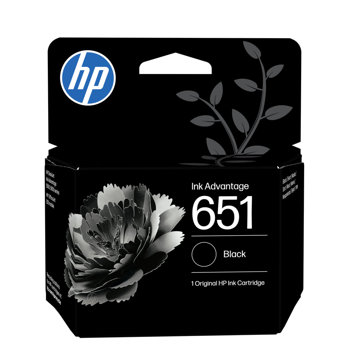 EAN 0889296160823 - HP 651 Black Original Ink Advantage Cartridge cartucho de tinta 1 pieza(s) Rendimiento estándar imagen 1