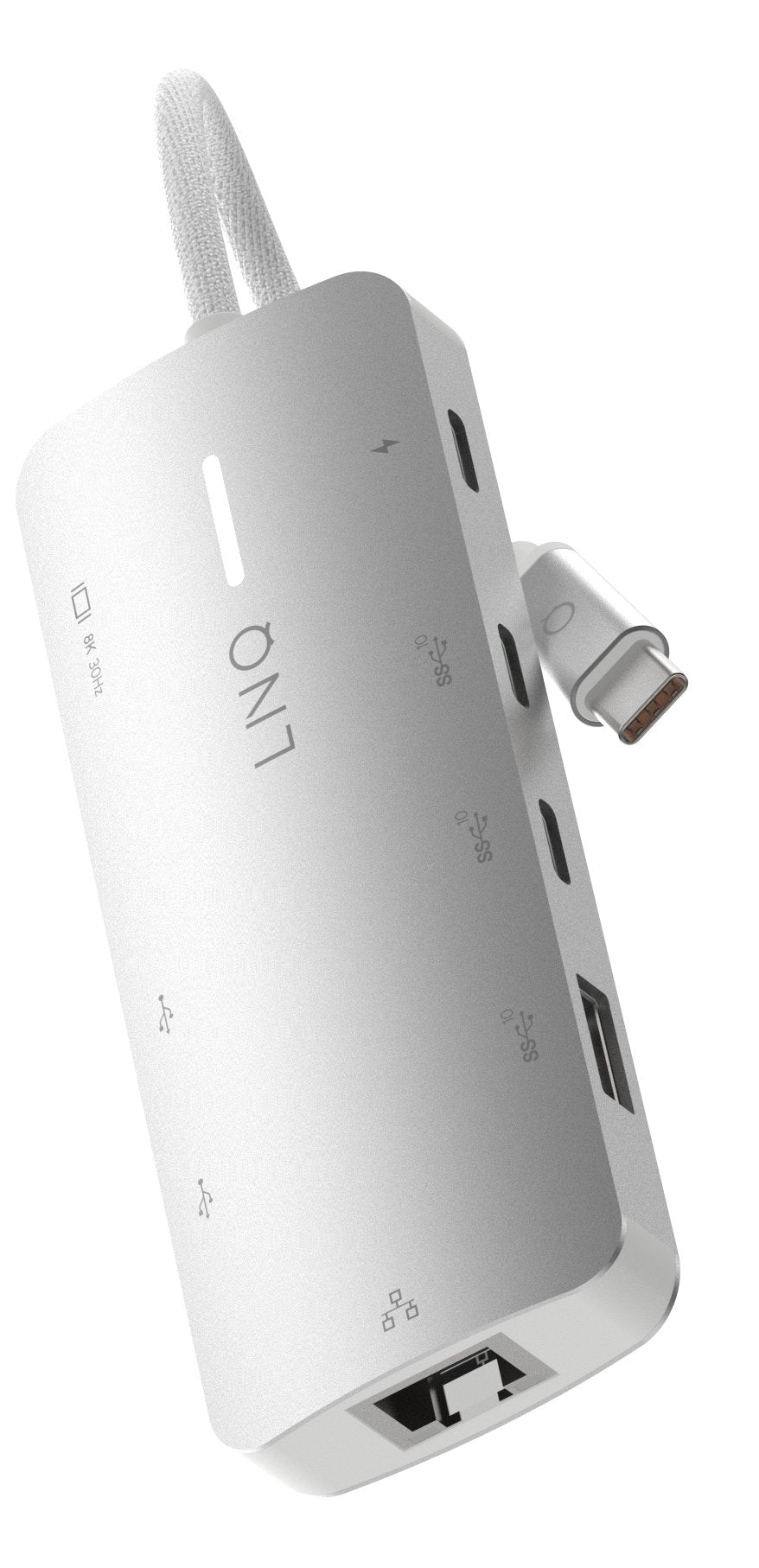 EAN 8720574622720 - LINQ LQ49081 base para portátil y replicador de puertos Alámbrico USB 3.2 Gen 2 (3.1 Gen 2) Type-C Gris, imagen 1
