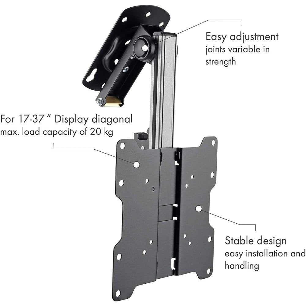 EAN 8051128107142 - Techly ICA-CPLB 222 soporte para TV 94 cm (37") Negro, Plata imagen 7