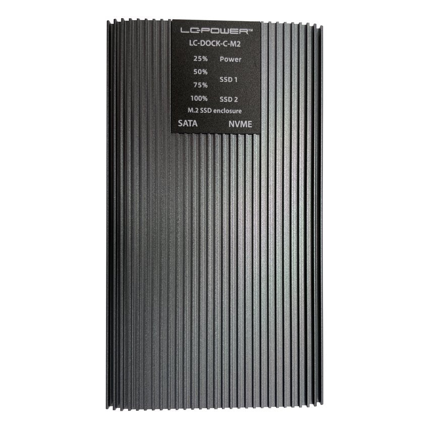 EAN 4260070129278 - LC-Power LC-DOCK-C-M2 caja para disco duro externo Caja externa para unidad de estado sólido (SSD) Antrac imagen 9