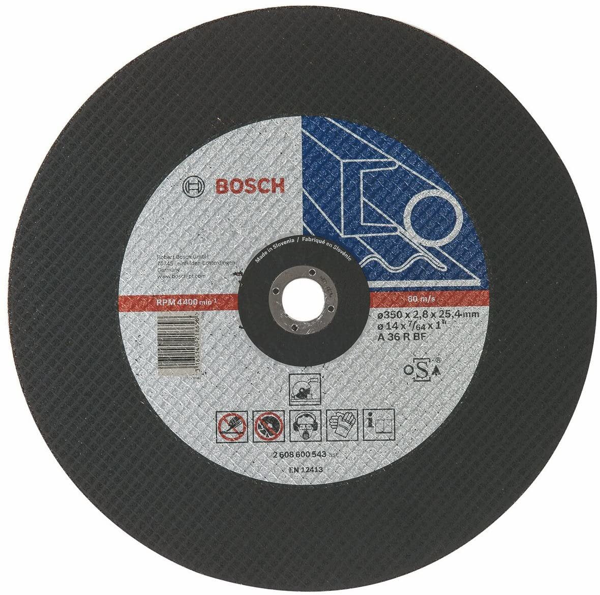 EAN 3165140218658 - Bosch 2608600543 hoja de sierra circular 35,5 cm 1 pieza(s) imagen 1