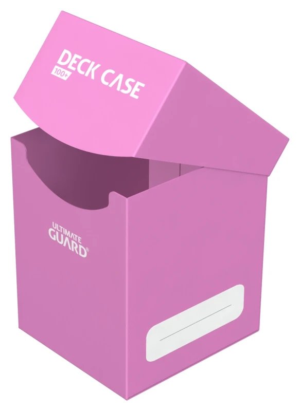 Caja De Cartas Ultimate Guard Deck Case 100+ Tamaño Estándar Fucsia