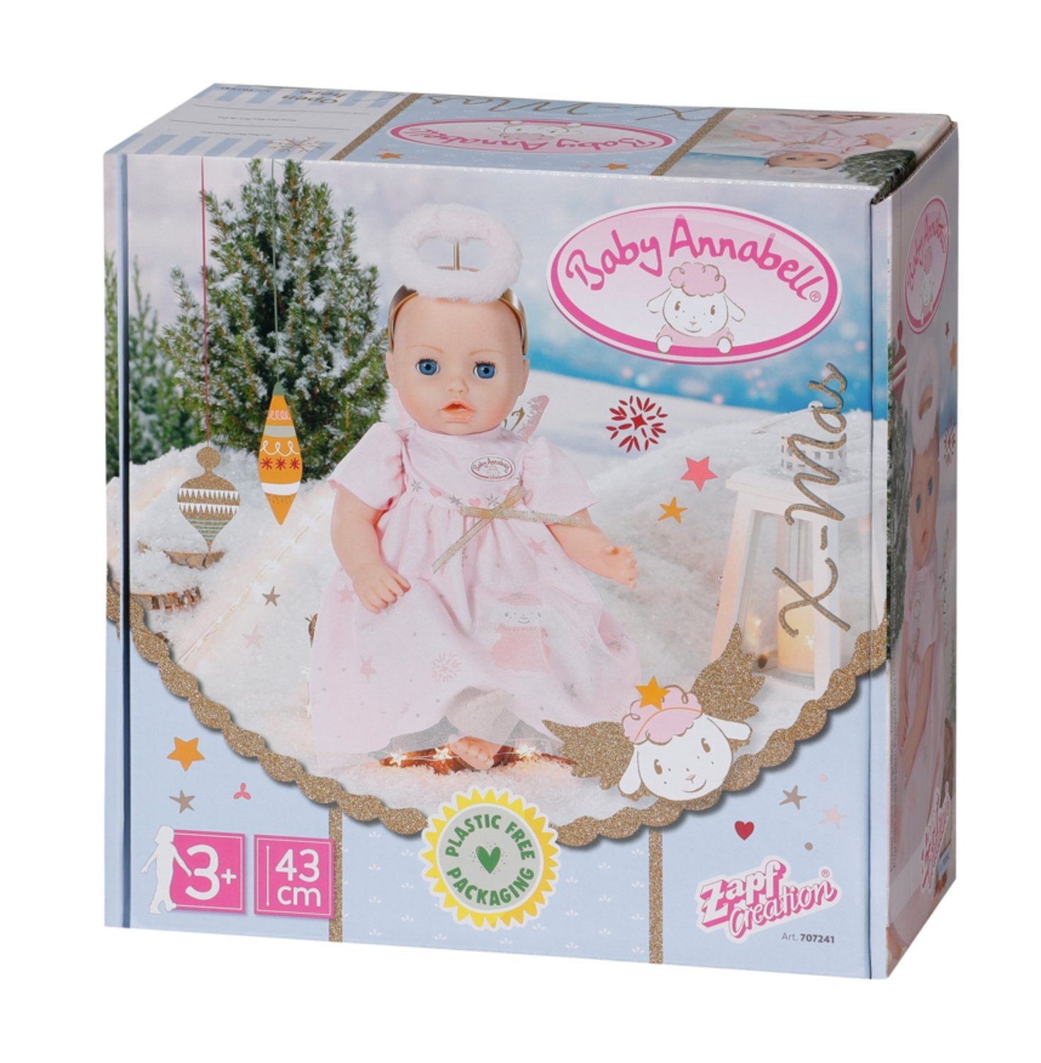 Zapf Creation Baby Annabell® Vestido Navideño 43cm, Accesorios Para Muñecas 707241