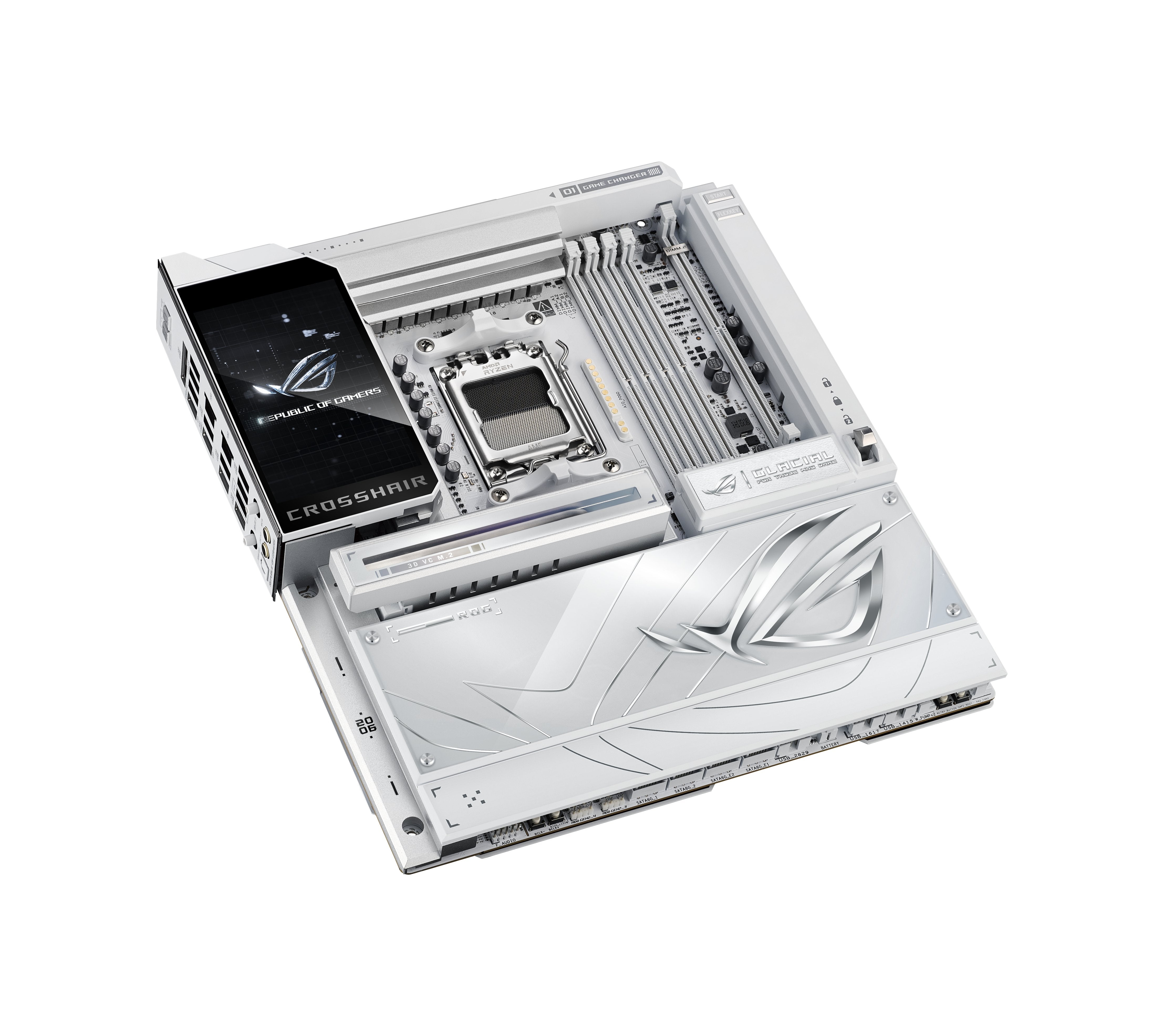 EAN 4711636392044 - ASUS ROG CROSSHAIR X870E GLACIAL AMD X870E Zócalo AM5 ATX extendida imagen 10
