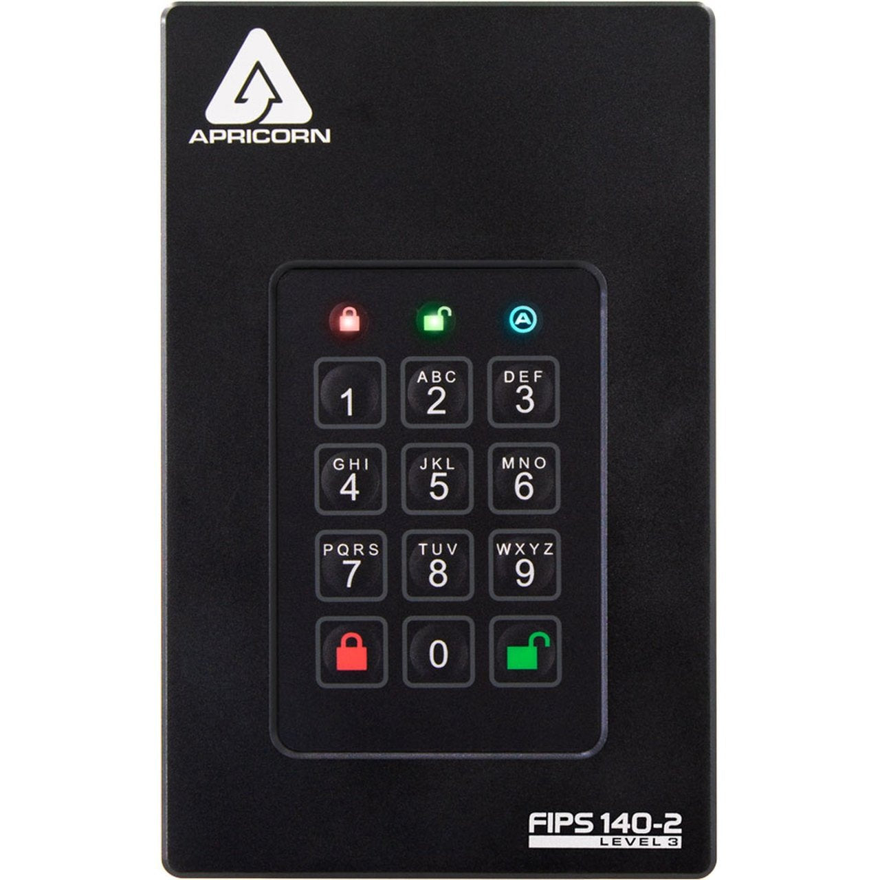Apricorn Festplatte Aegis Fortress L3 - 4 Tb - Usb 3.1 - Negro