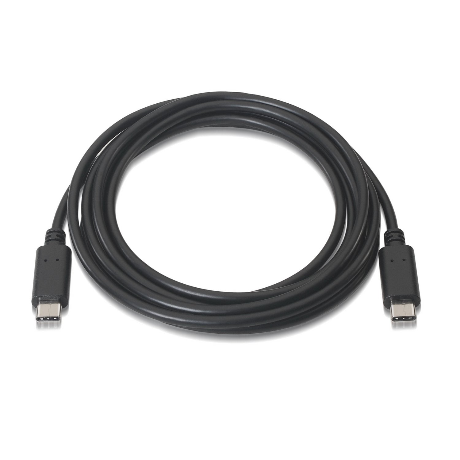Aisens Cable Usb 2.0 3a - Tipo Usb-C/M-Usb-C/M - 0.50m - Negro