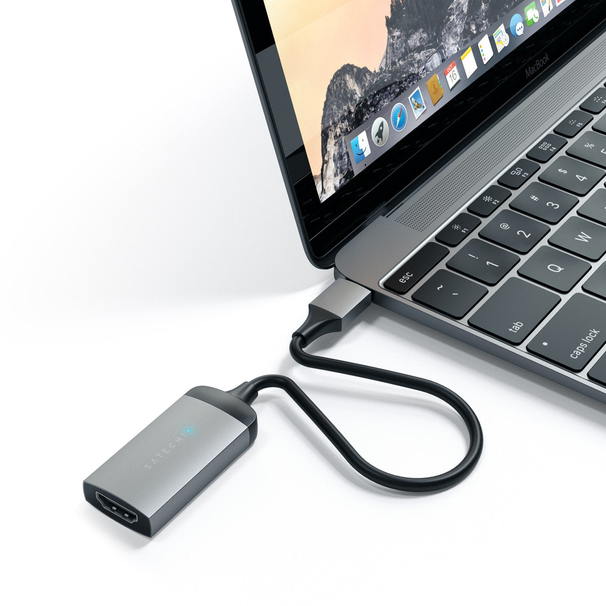 Satechi Usb-C A Hdmi (4k) Adapter, Space Gris, St-Tc4kham
