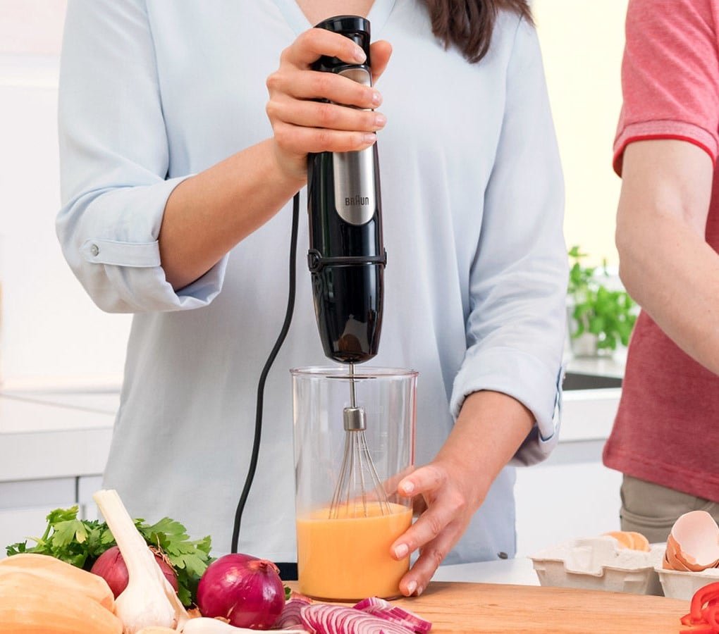 EAN 8021098774620 - Braun MQ 7035X 0,6 L Batidora de inmersión 1000 W Negro, Acero satinado imagen 6