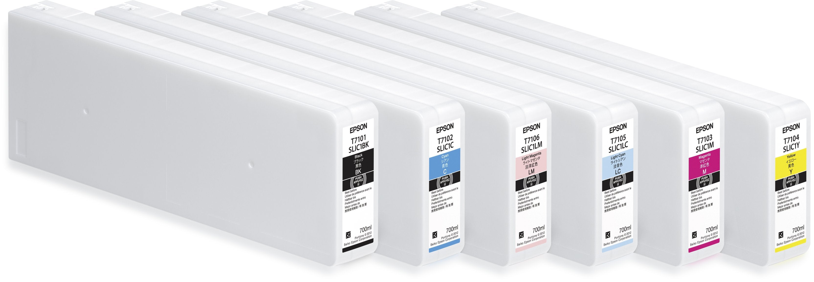 Epson Ink Cartridge Light Cyan T 710 700 Ml T7105