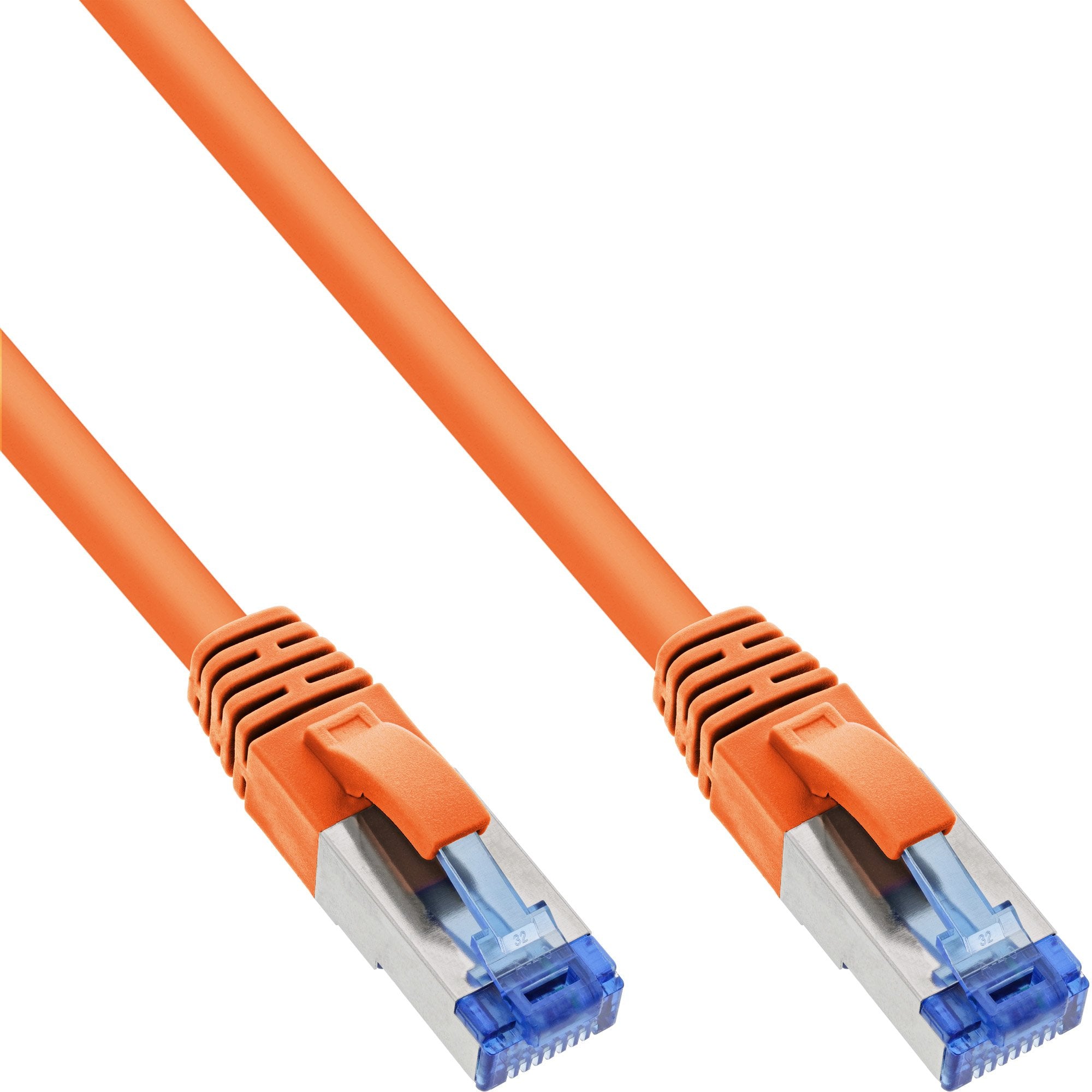 Cable De Red Inline S/Ftp Pimf Cat.6a Libre De Halógenos 500mhz Naranja 5m