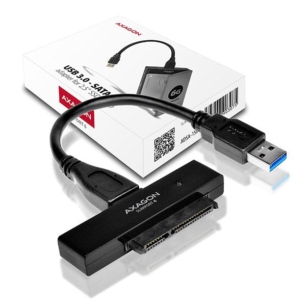 EAN 8595247903075 - Axagon ADSA-1S6 caja para disco duro externo Carcasa de disco duro/SSD Negro 2.5" imagen 11