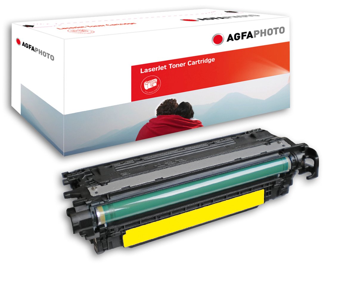 EAN 4250164827340 - AgfaPhoto APTHP252AE cartucho de tóner 1 pieza(s) Amarillo imagen 1