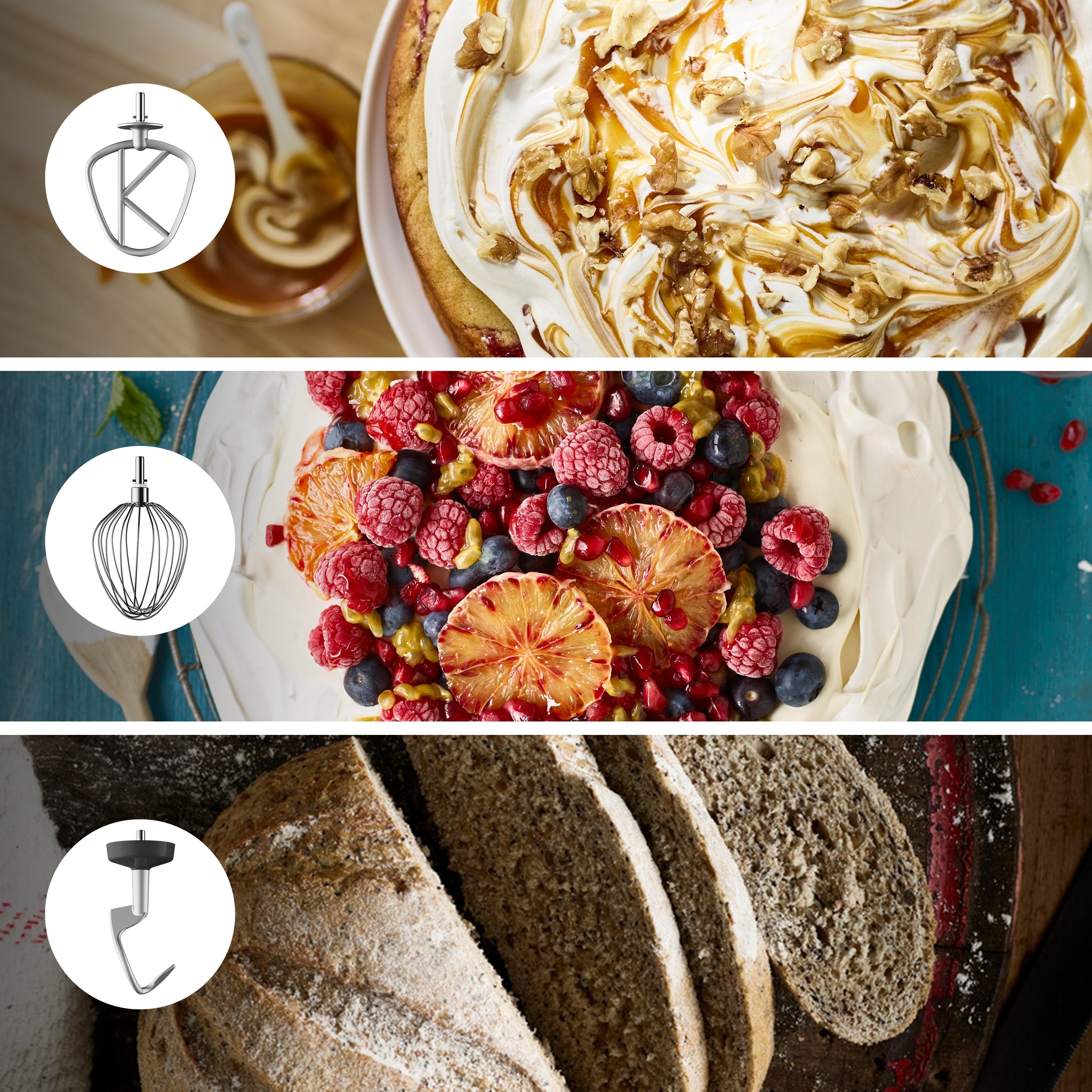 EAN 5011423191539 - Kenwood Chef XL Batidora de varillas 1200 W Plata imagen 3