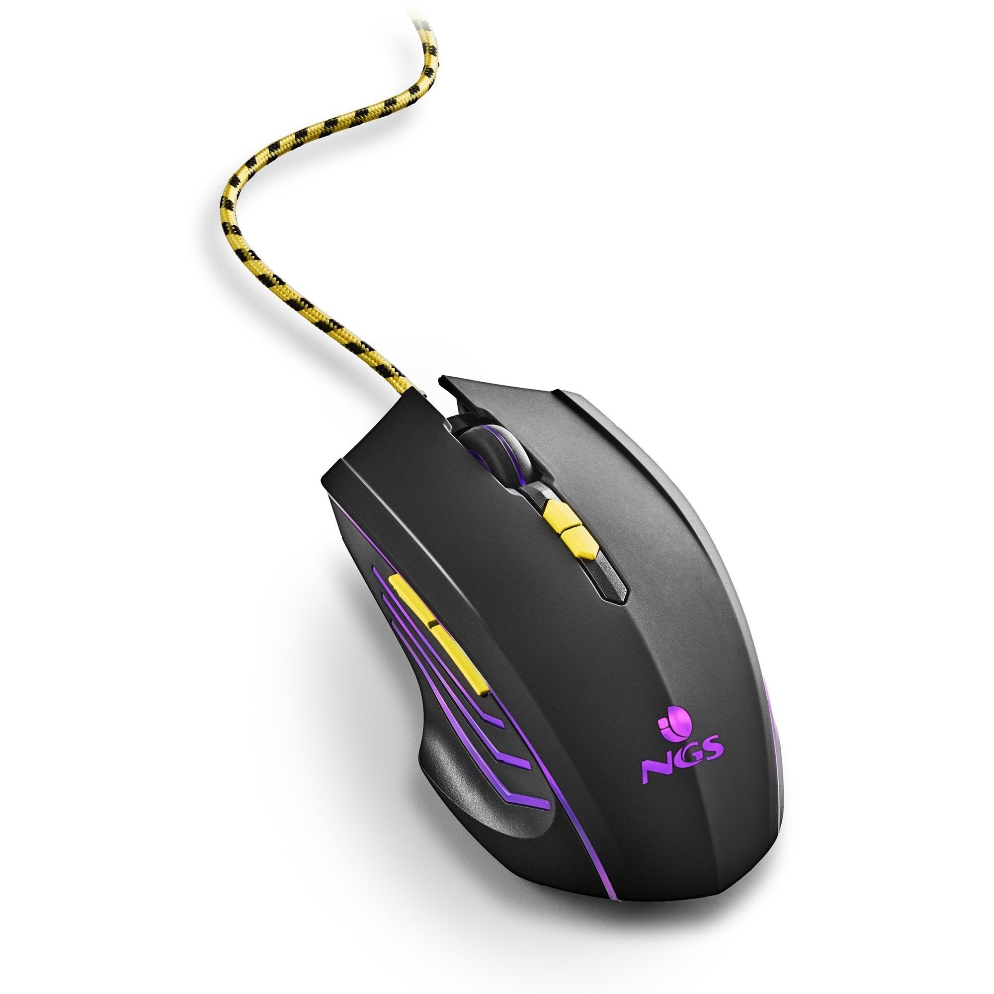 EAN 8435430621198 - NGS GMX-123 ratón Juego Ambidextro USB tipo A Óptico 3200 DPI imagen 2