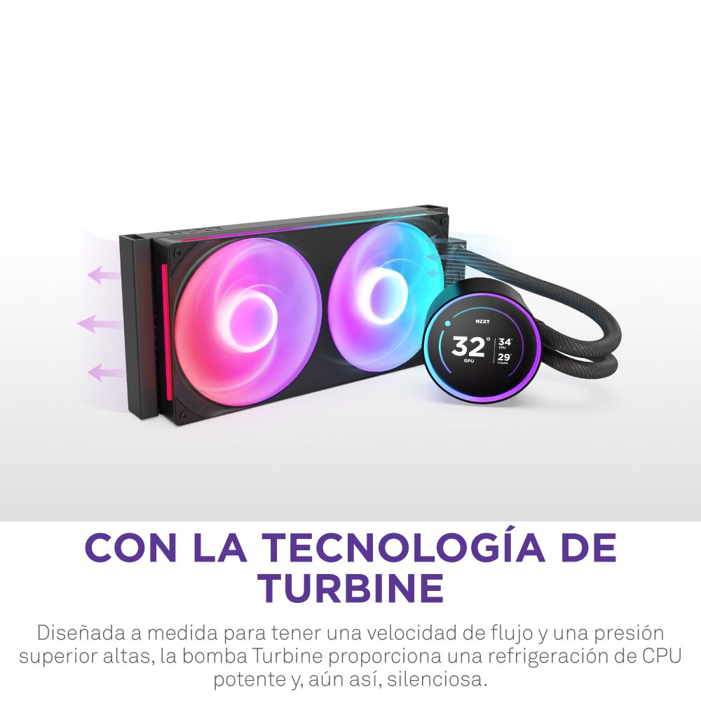 EAN 5056547204161 - NZXT Kraken Elite 280 RGB Procesador Sistema de refrigeración líquida todo en uno 14 cm Negro 1 pieza(s) imagen 8