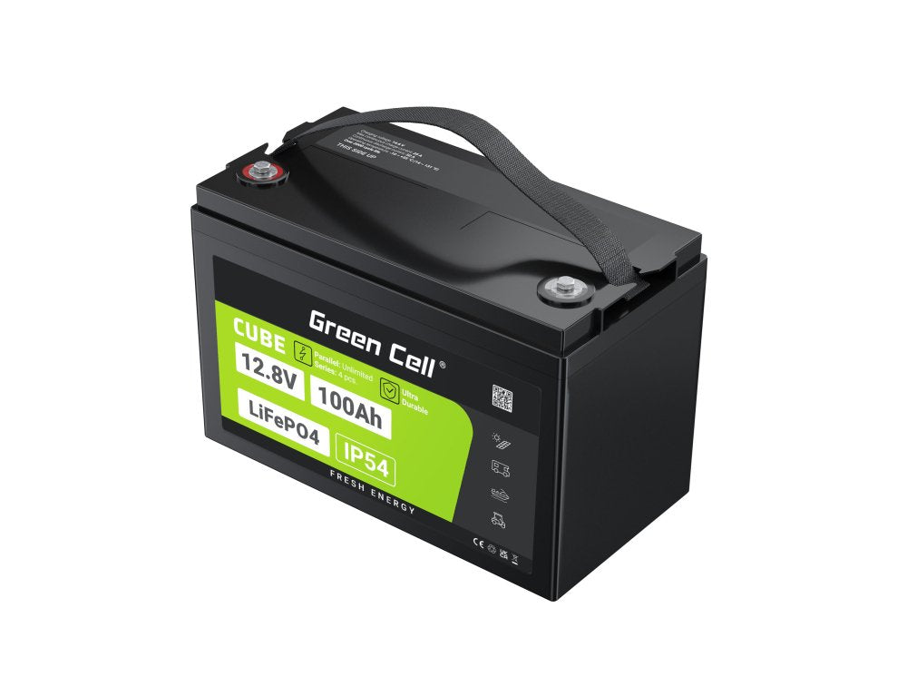 EAN 5904326374836 - Green Cell LFPGC12V100AH batería para sistema ups Fosfato de hierro-litio (LiFePo4) 12,8 V 100 Ah imagen 2
