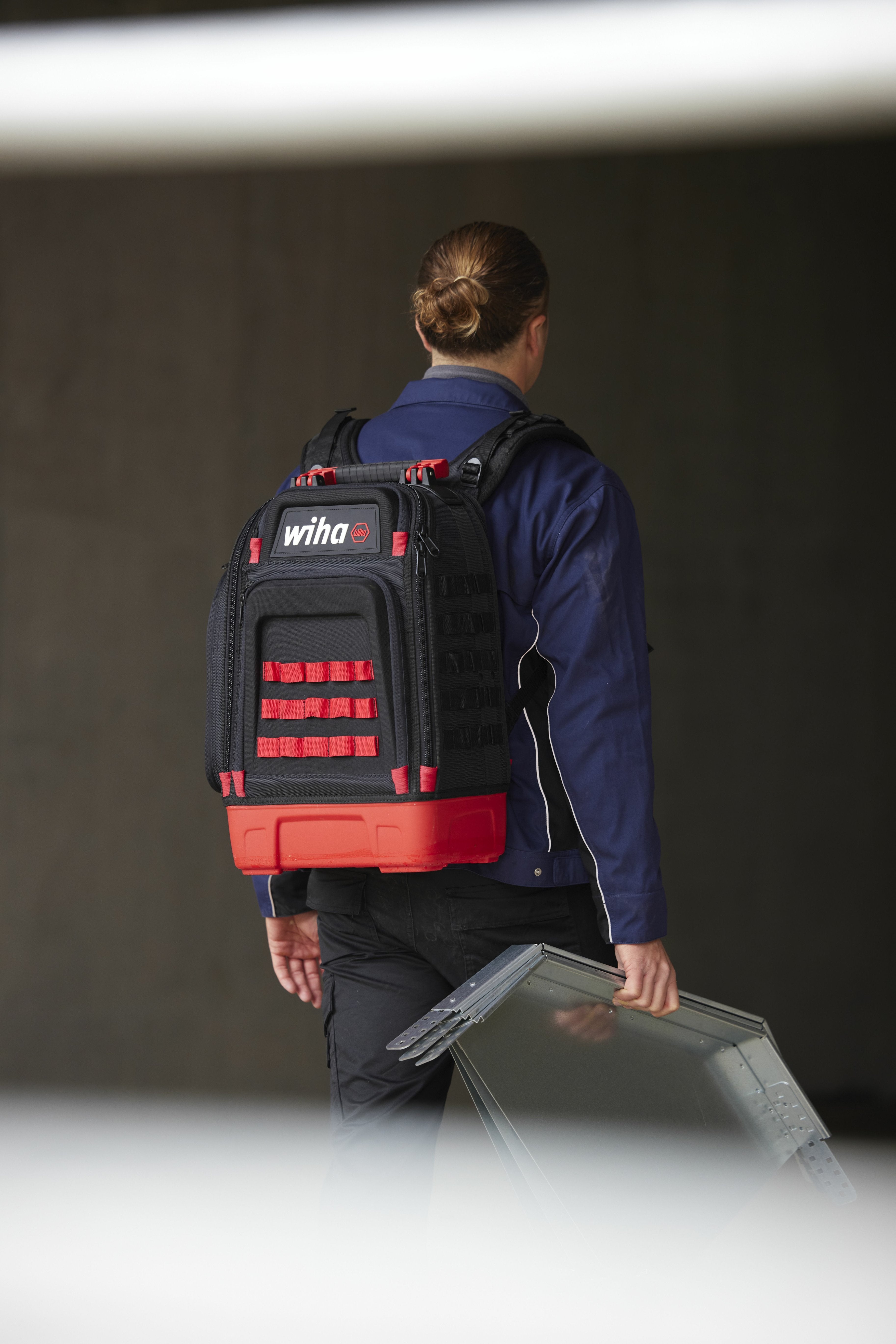 Mochila De Herramientas Wiha , Juego De Herramientas (Negro/Rojo, 43 Piezas, Con Mochila)