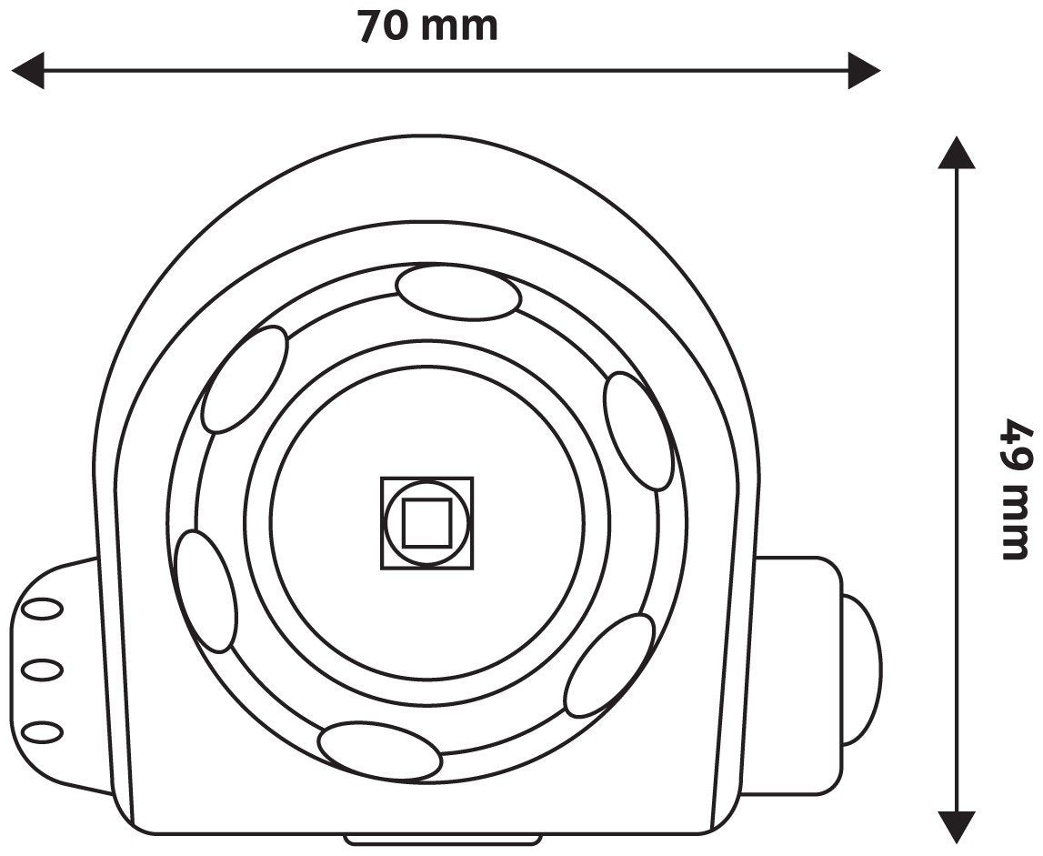 Entac Mrinlampe Zoom 5w Alu