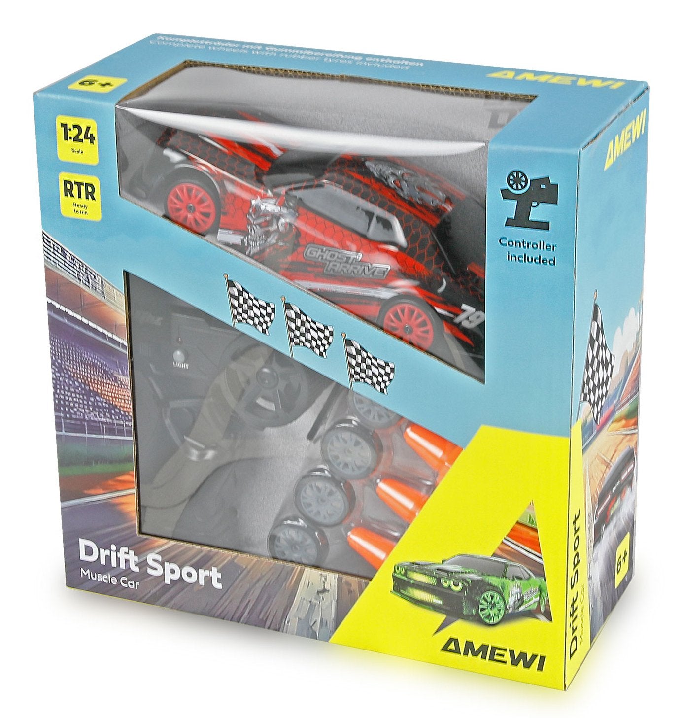 EAN 4262500346460 - Amewi 21131 modelo controlado por radio Coche de carreras Motor eléctrico 1:24 imagen 10
